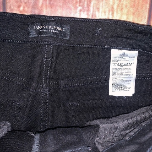 𝅺BANANA Republic High Waist Skinny Jean Sz 29 Ix - Picture 5 of 5